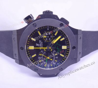 Hublot Ayrton Senna Foudroyante Black Ceramic Bezel - 7750 Valjoux